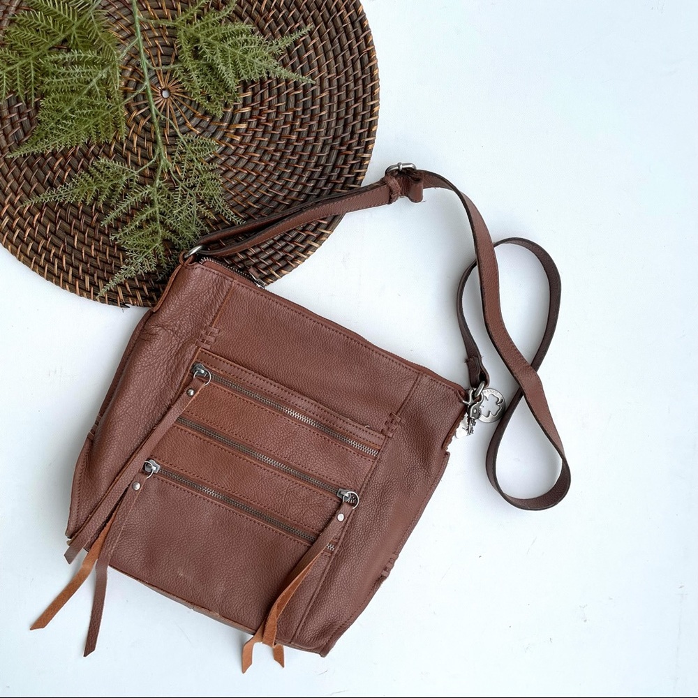 Lucky Brand Women’s Purse Brown Leather Crossbody
